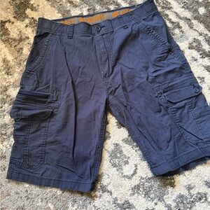 Men's Deep Blue Cargo Shorts